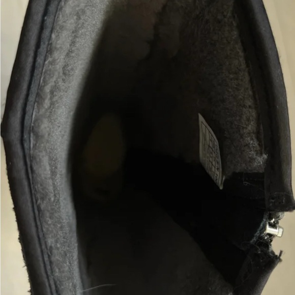 UGG black & sequin skulls I ❤️ Kisses tall boots sz 8 - Picture 7 of 9